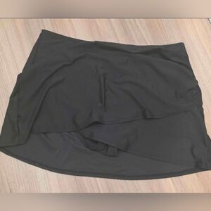Time And Tru Black Swim Skort